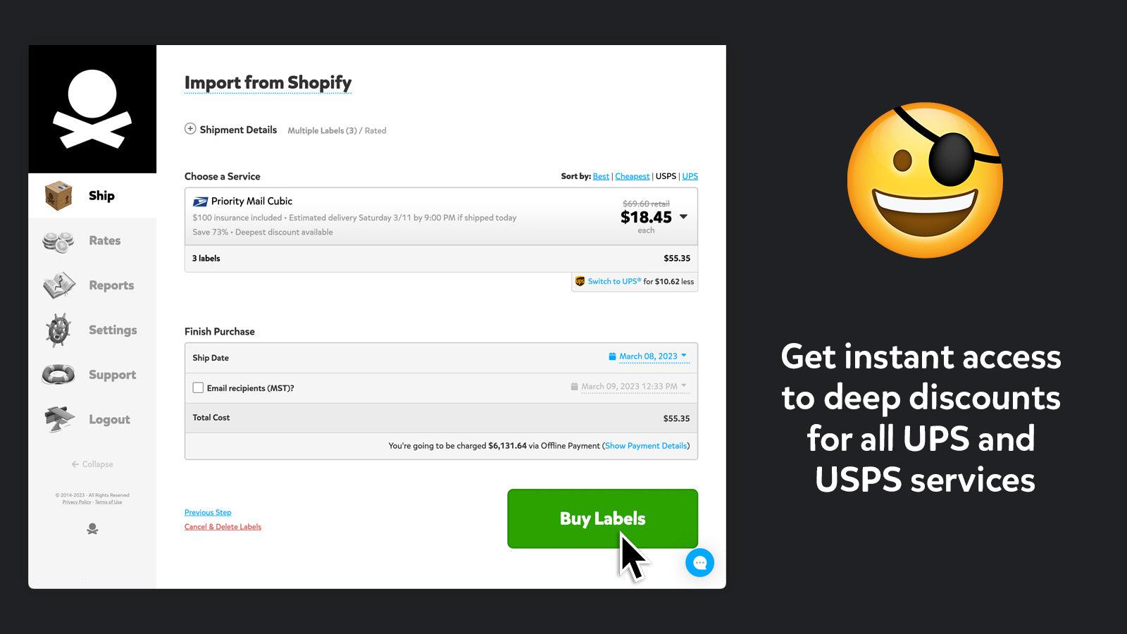 Pirate Ship: CheapARR Shipping screenshot 2