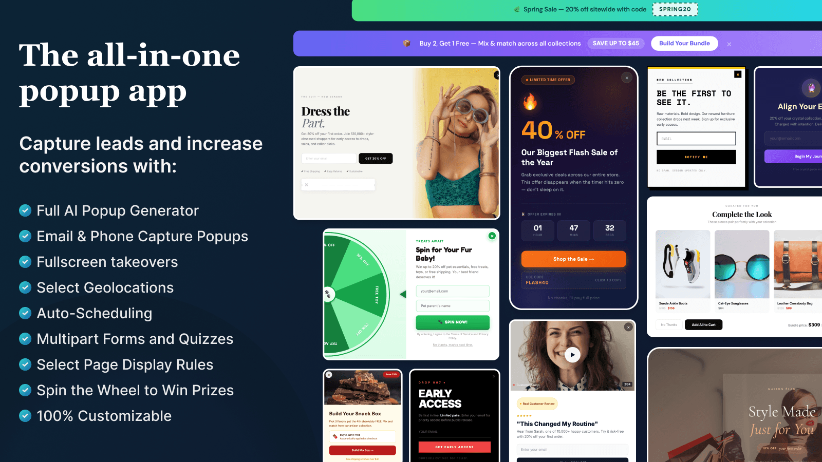 Pop Convert ‑ Pop Ups, Banners screenshot 1