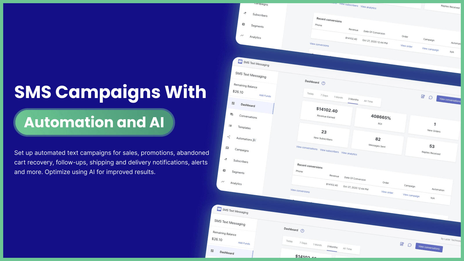 SuperSMS.AI ‑ AI SMS Marketing screenshot 1