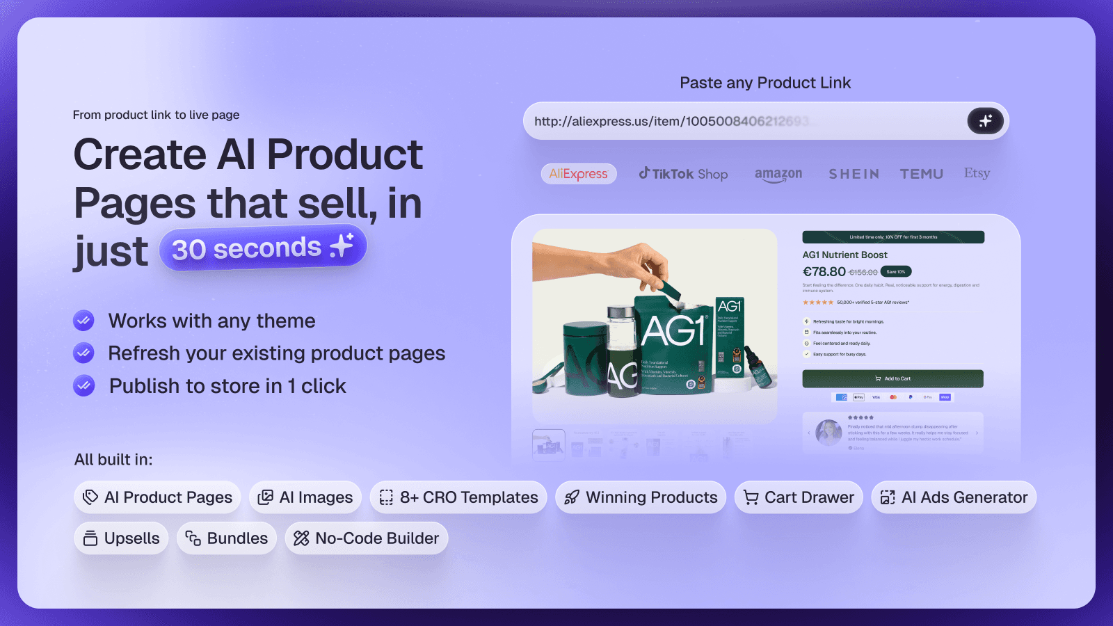 PagePilot: AI Page Builder screenshot 1