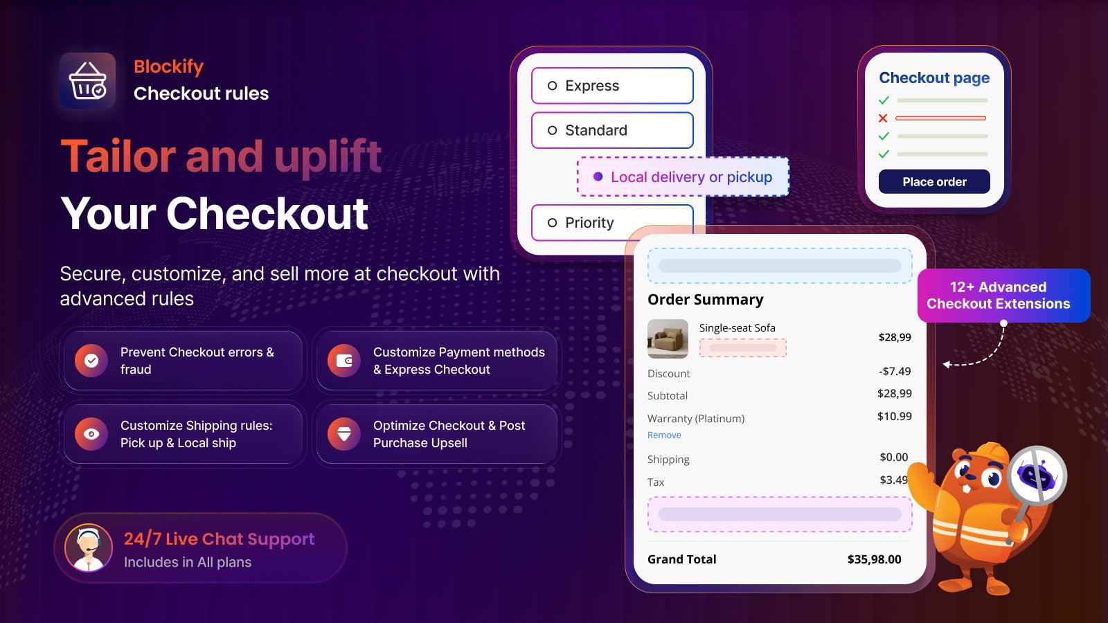 Blockify Checkout Customizer screenshot 1