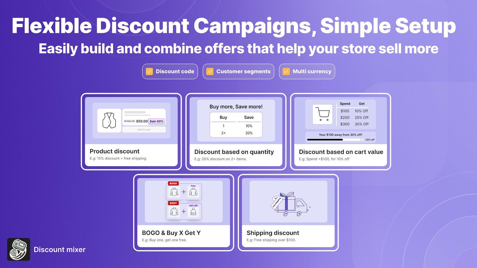 Discount Mixer: Bulk Discounts screenshot 1
