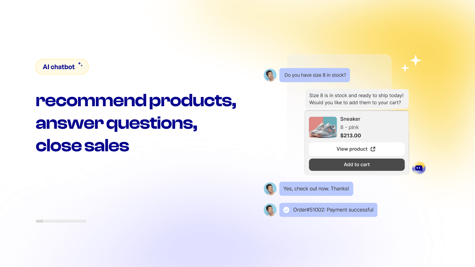 Chatty AI Chatbot & Live Chat screenshot 1