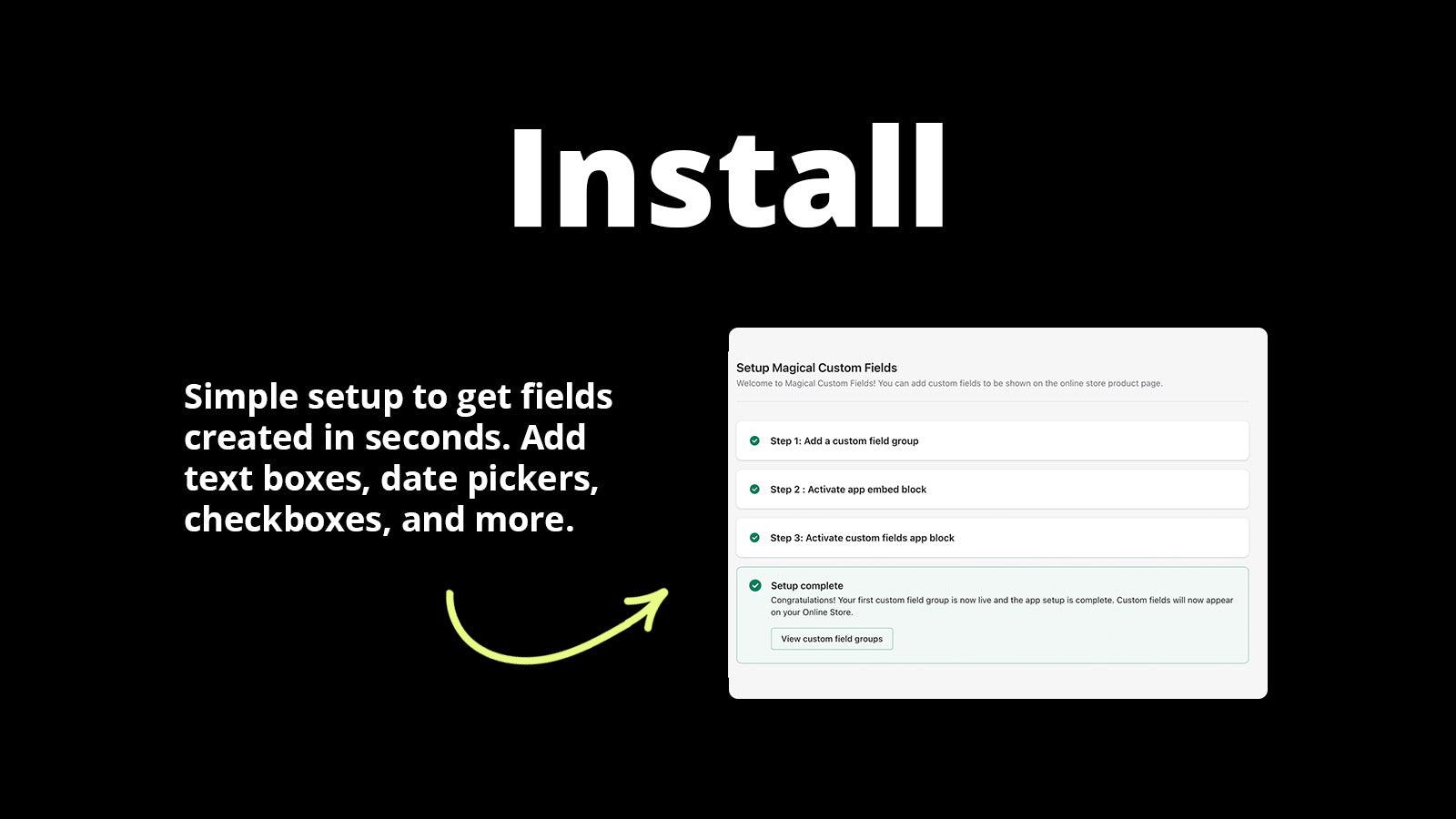 Magical Custom Fields App screenshot 2
