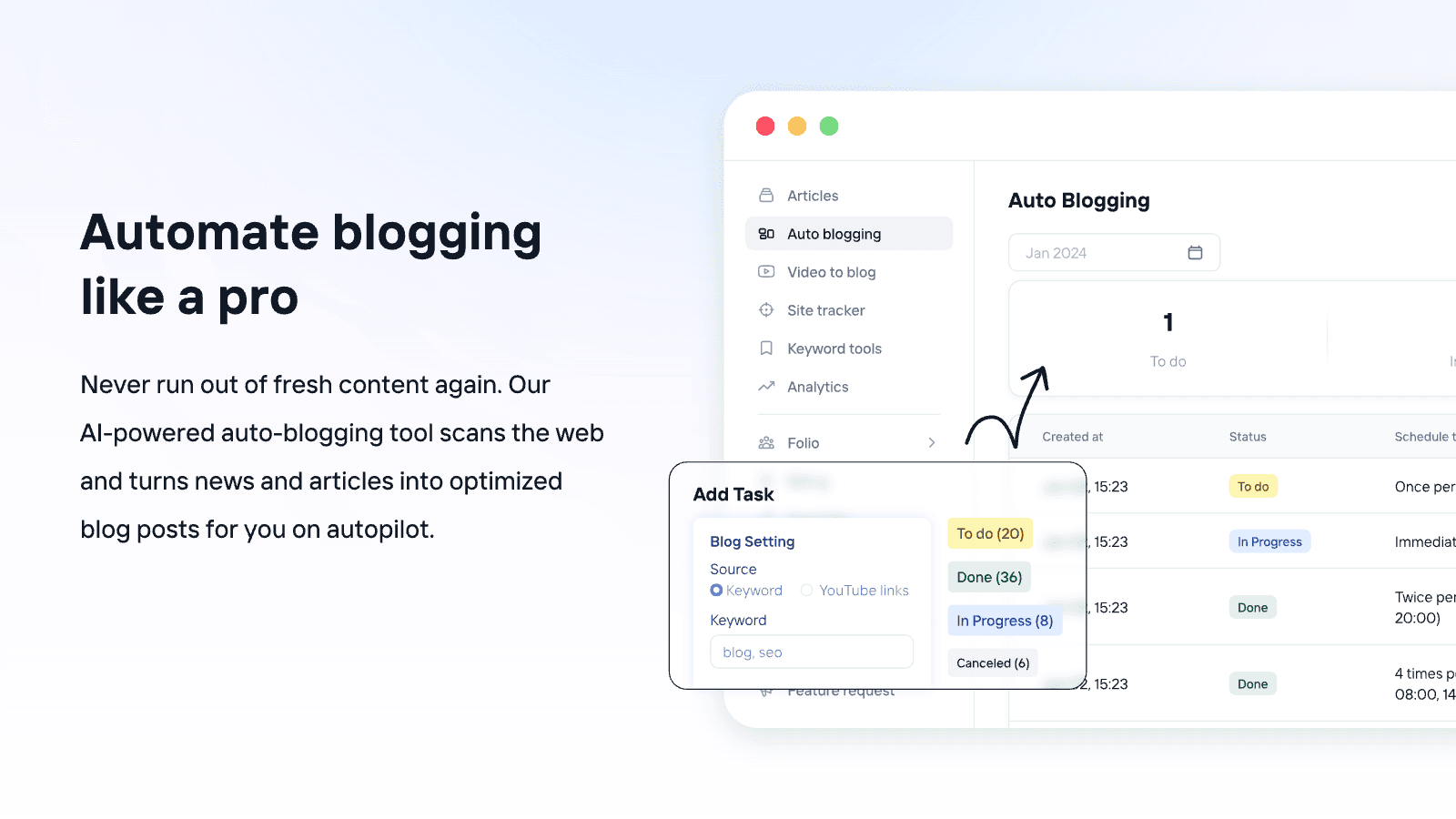 BlogSEO: AI Blog & AI SEO App screenshot 2