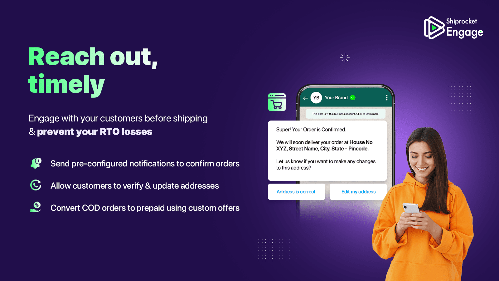 Shiprocket Engage ‑ Reduce RTO screenshot 1