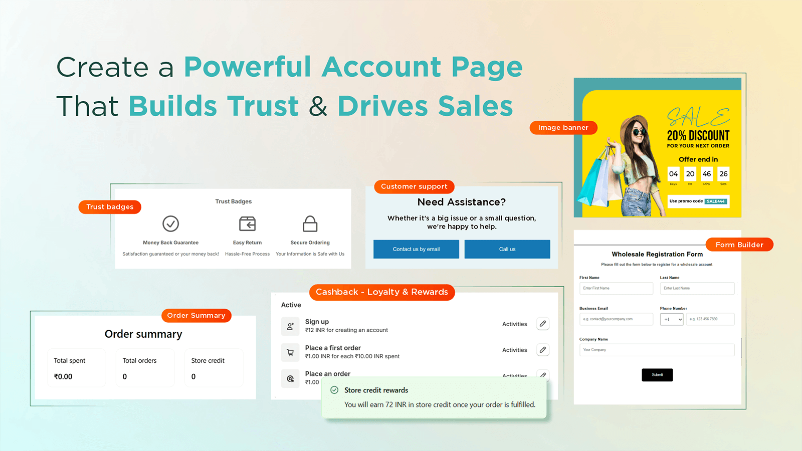 Custlo ‑ Customer accounts app screenshot 2
