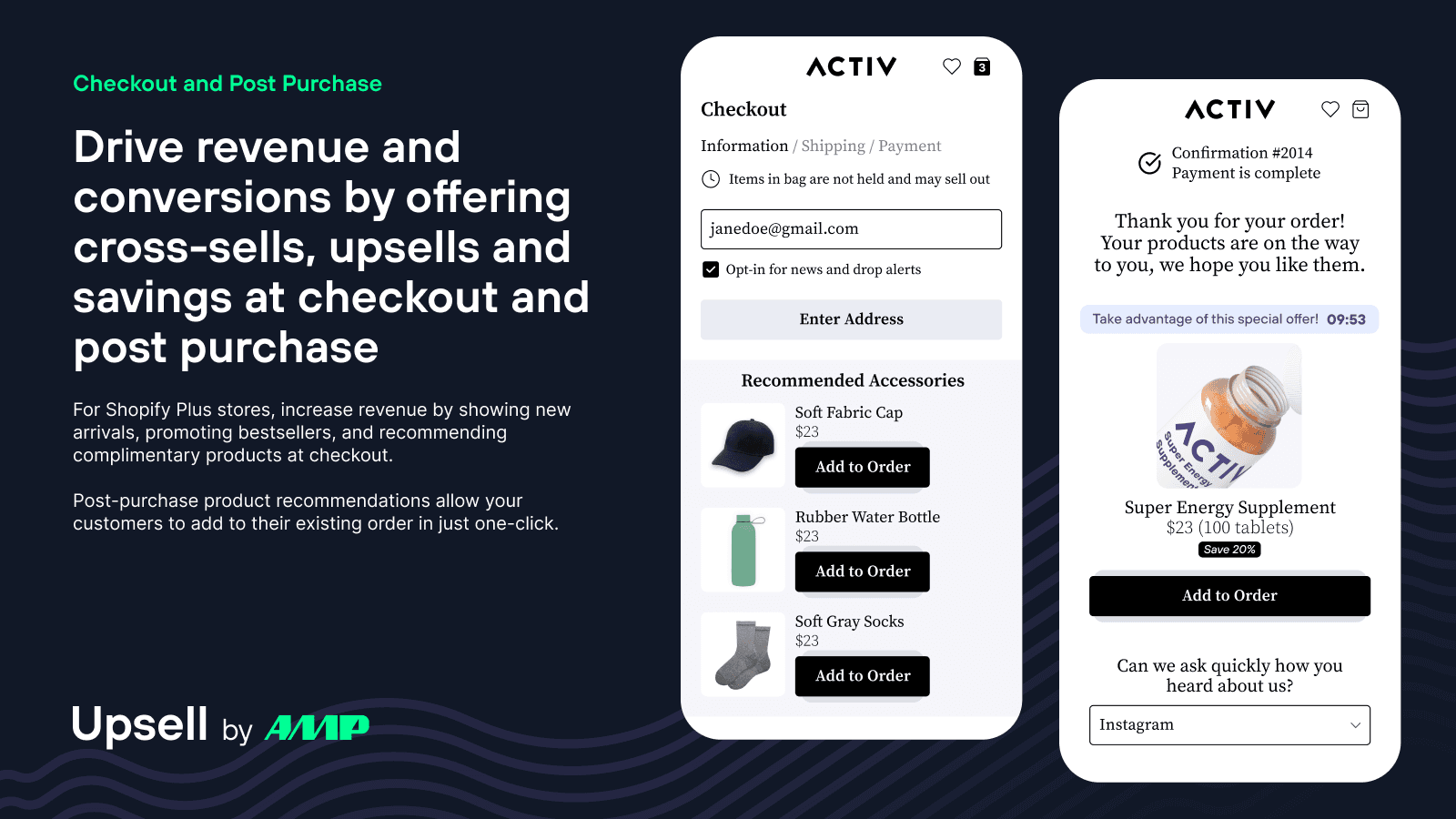 AMP Post Purchase Upsell screenshot 1