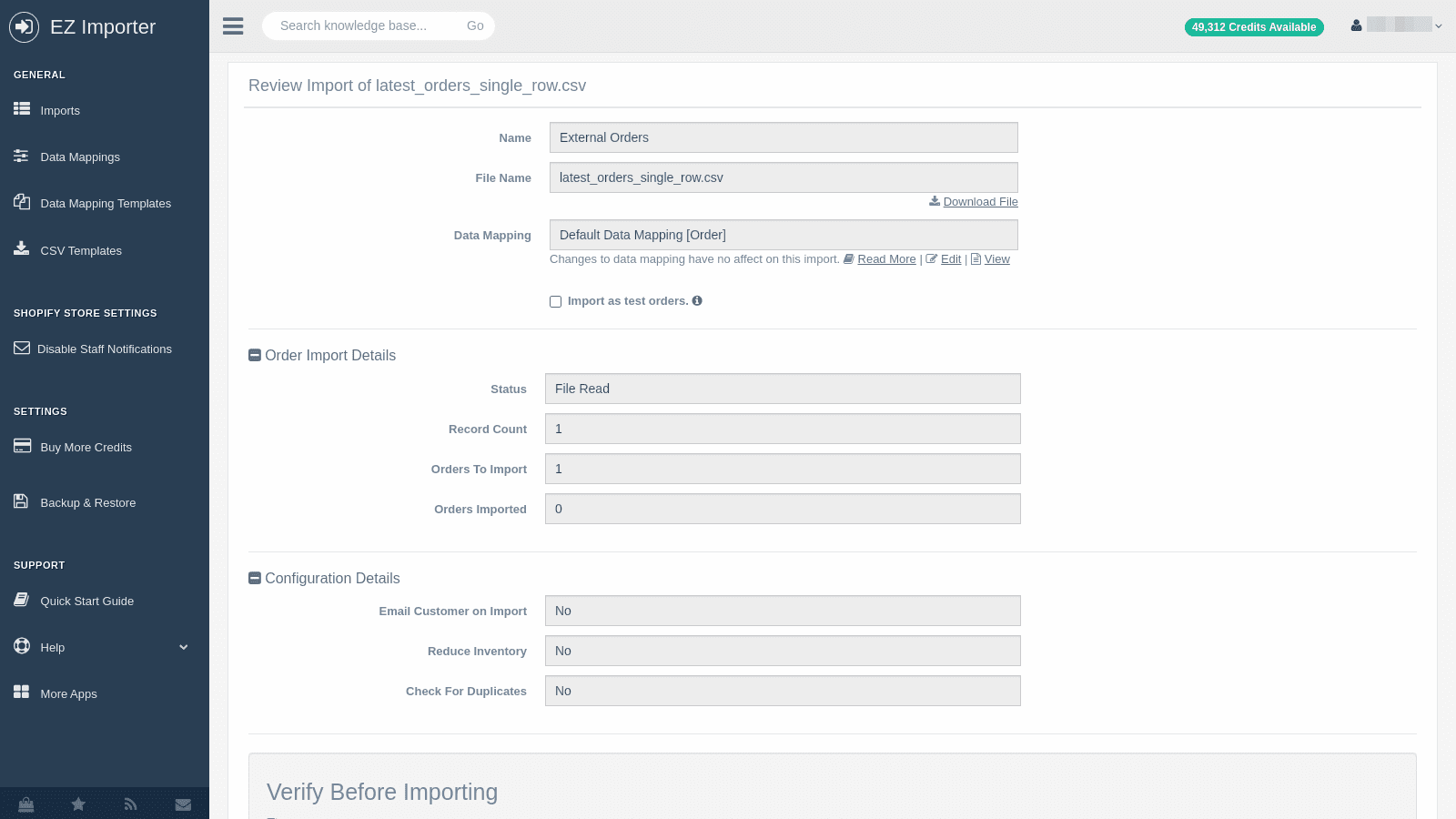 EZ Importer ‑ Order Importer screenshot 2