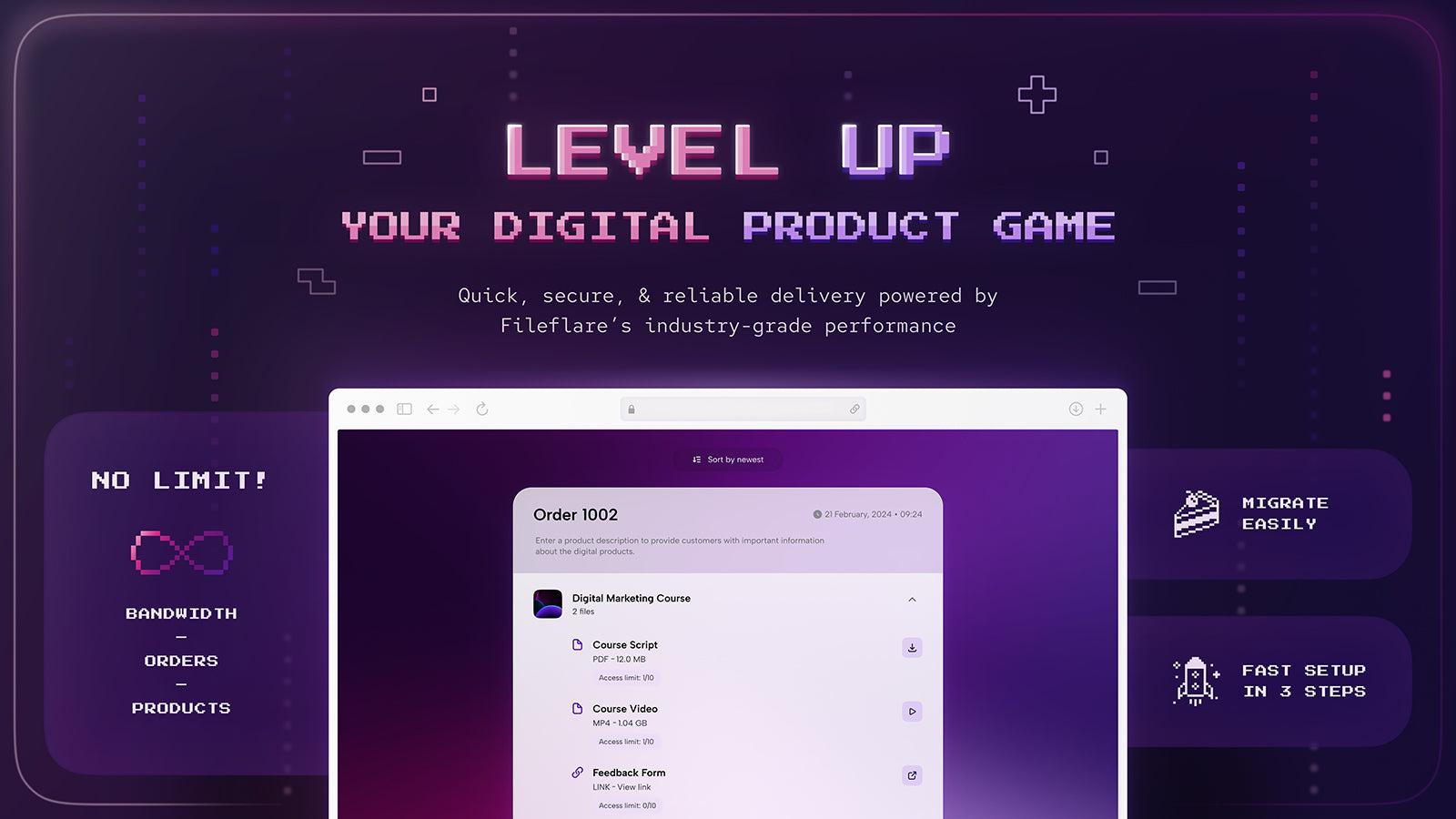 Digital Downloads ‑ Fileflare screenshot 1