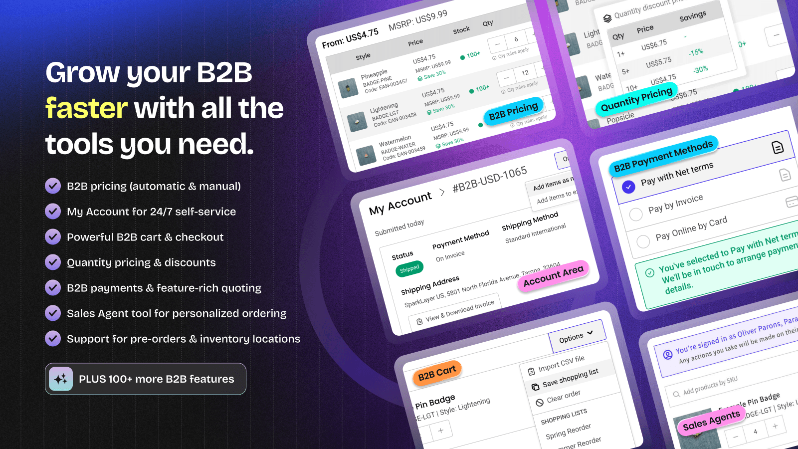 SparkLayer B2B & Wholesale screenshot 1
