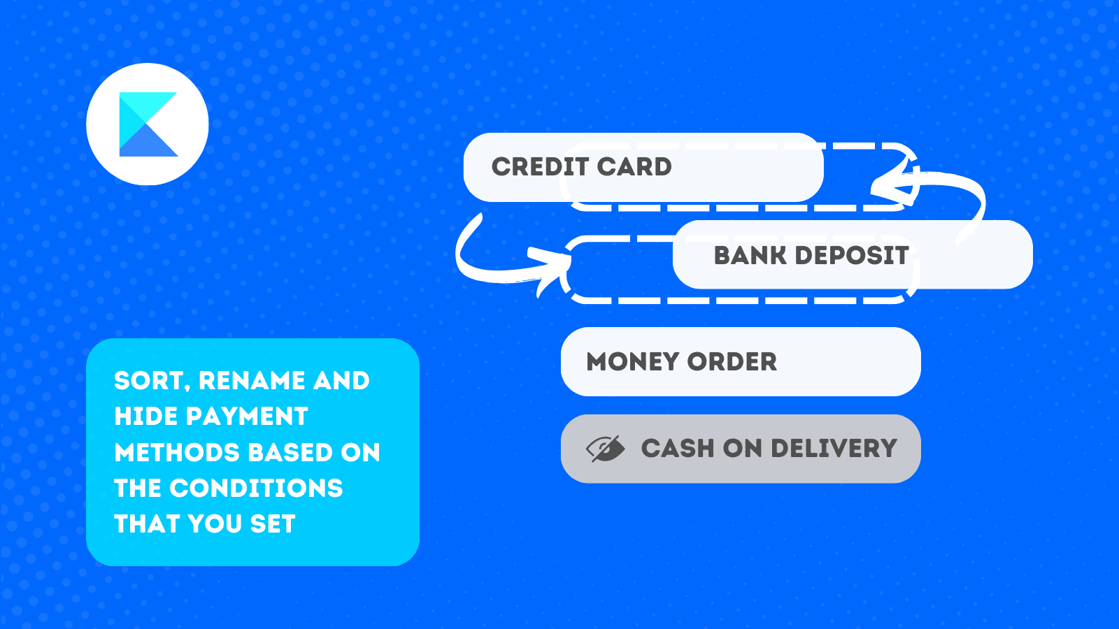 Kip: Sort Hide Payment Methods screenshot 1