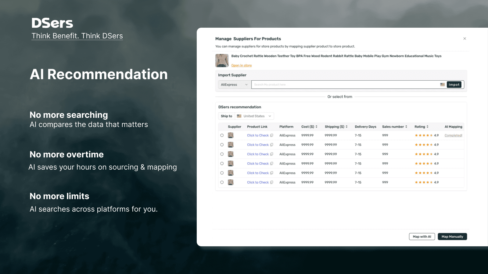 DSers: Dropship+AliExpress+AI screenshot 2
