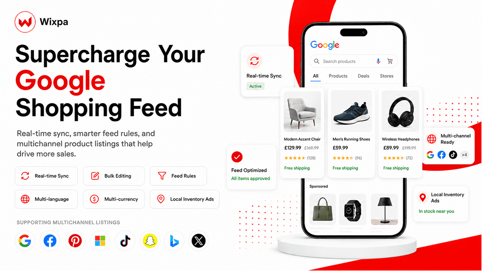 Wixpa Google Shopping Feed screenshot 1