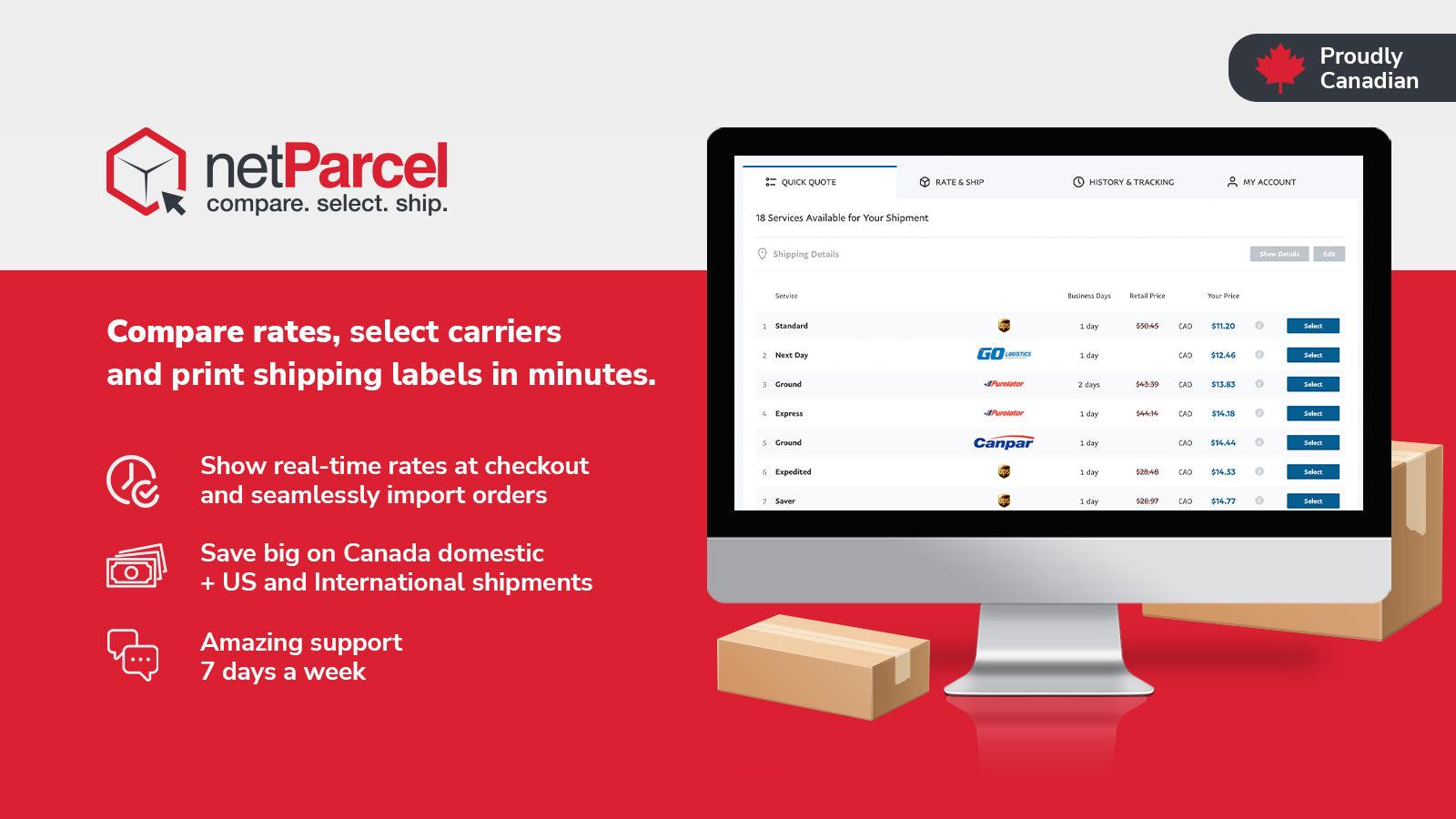 netParcel screenshot 1