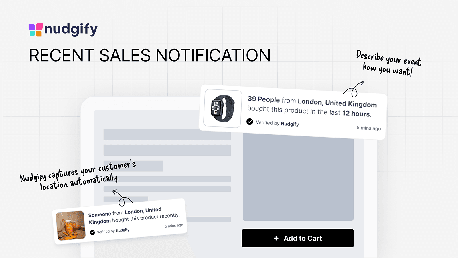 Nudgify Social Proof Sales Pop screenshot 2