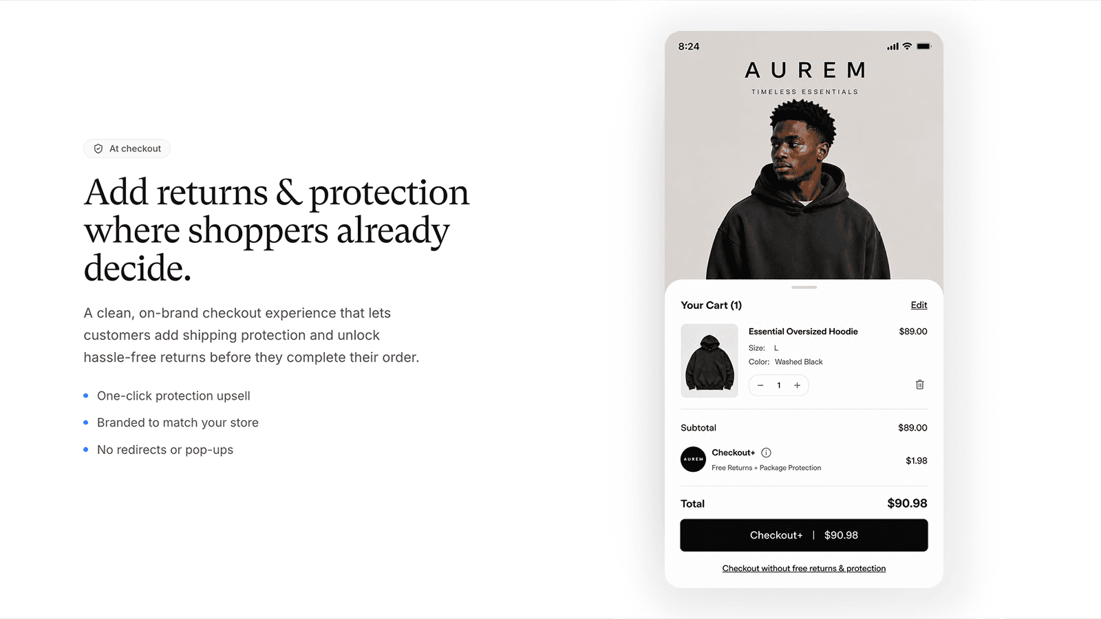 Guide Protection + Returns screenshot 2