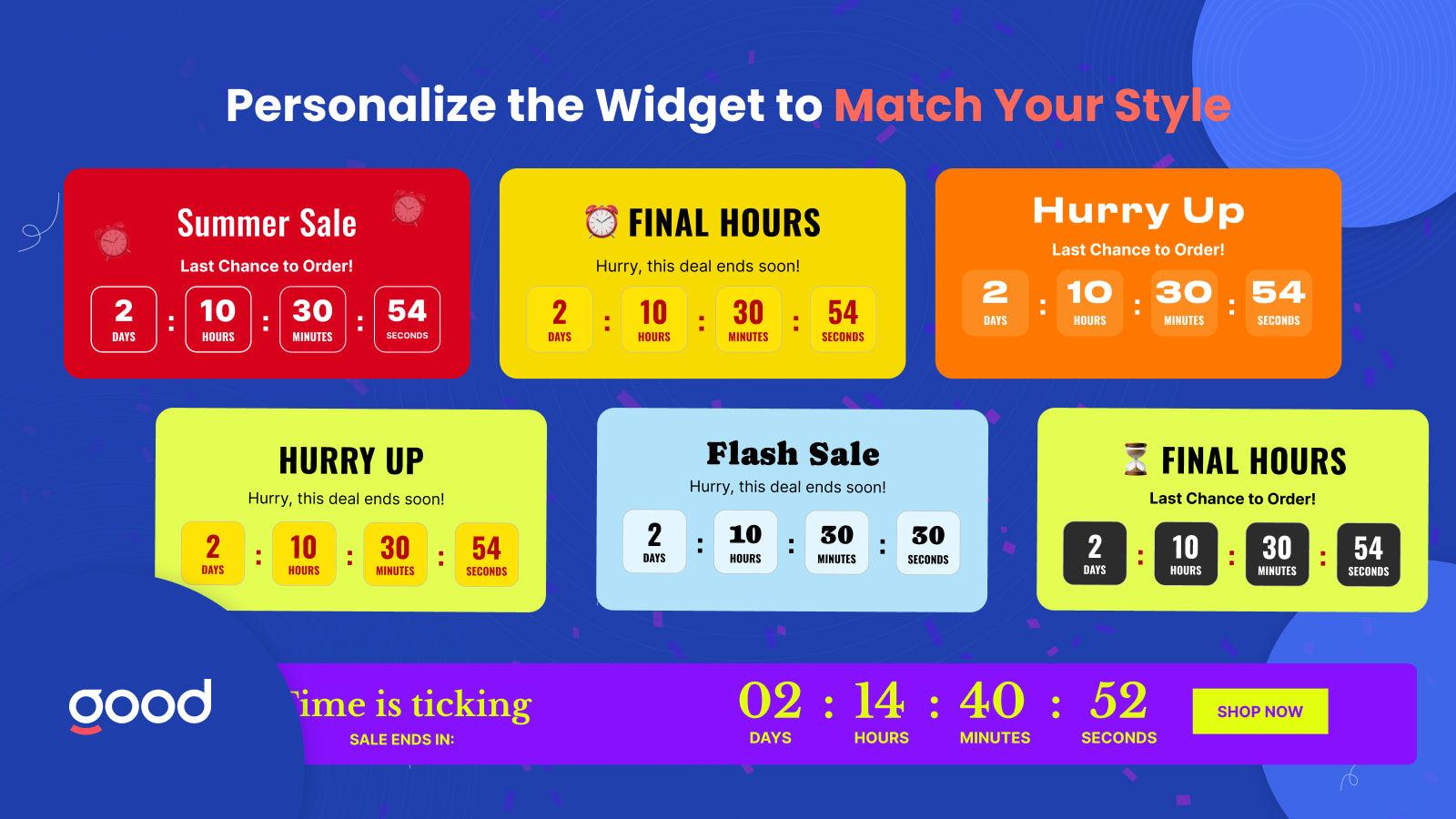 GA:Urgency Countdown Timer Bar screenshot 2