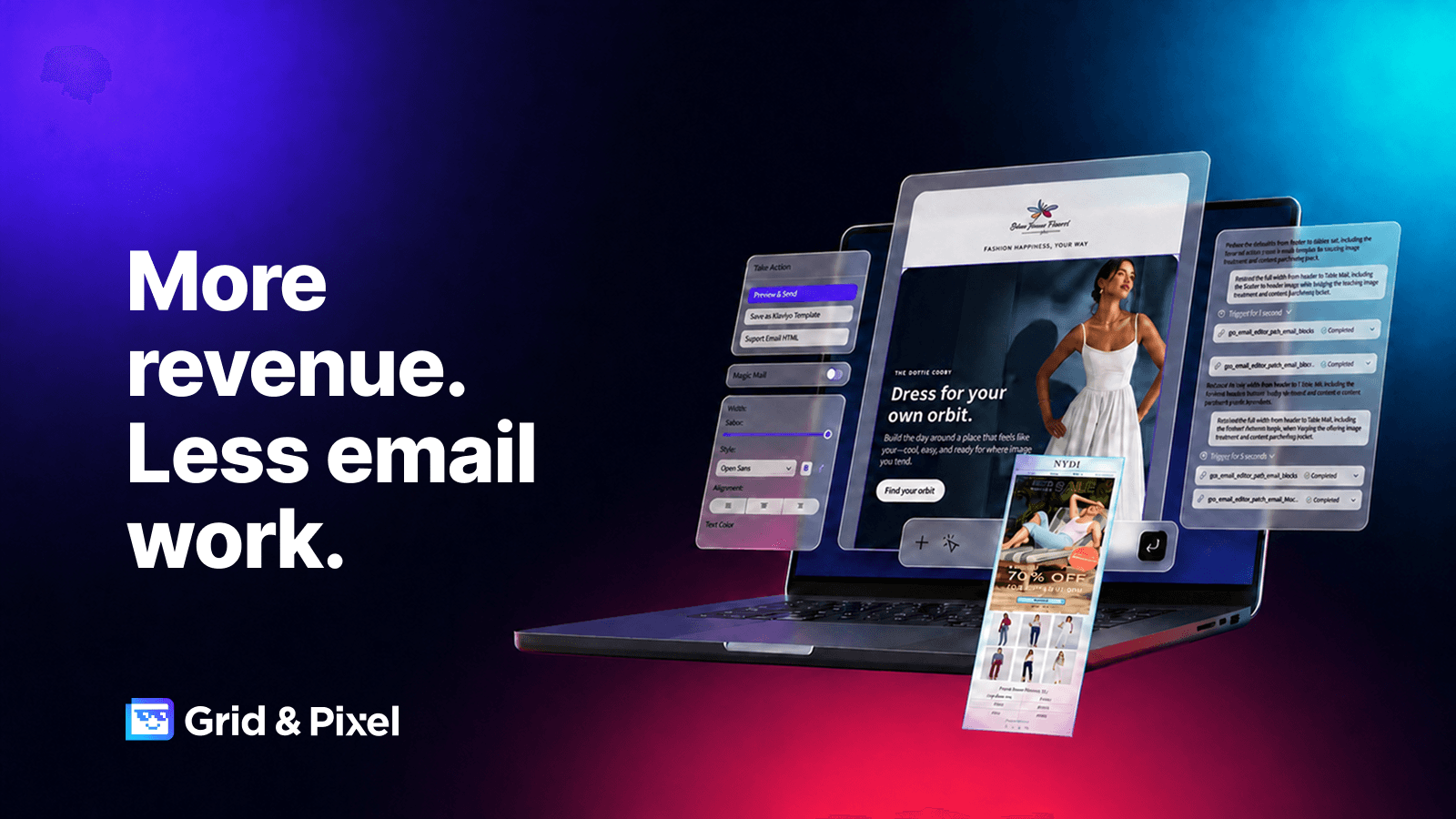 Grid & Pixel Email‑SMS‑Popups screenshot 1