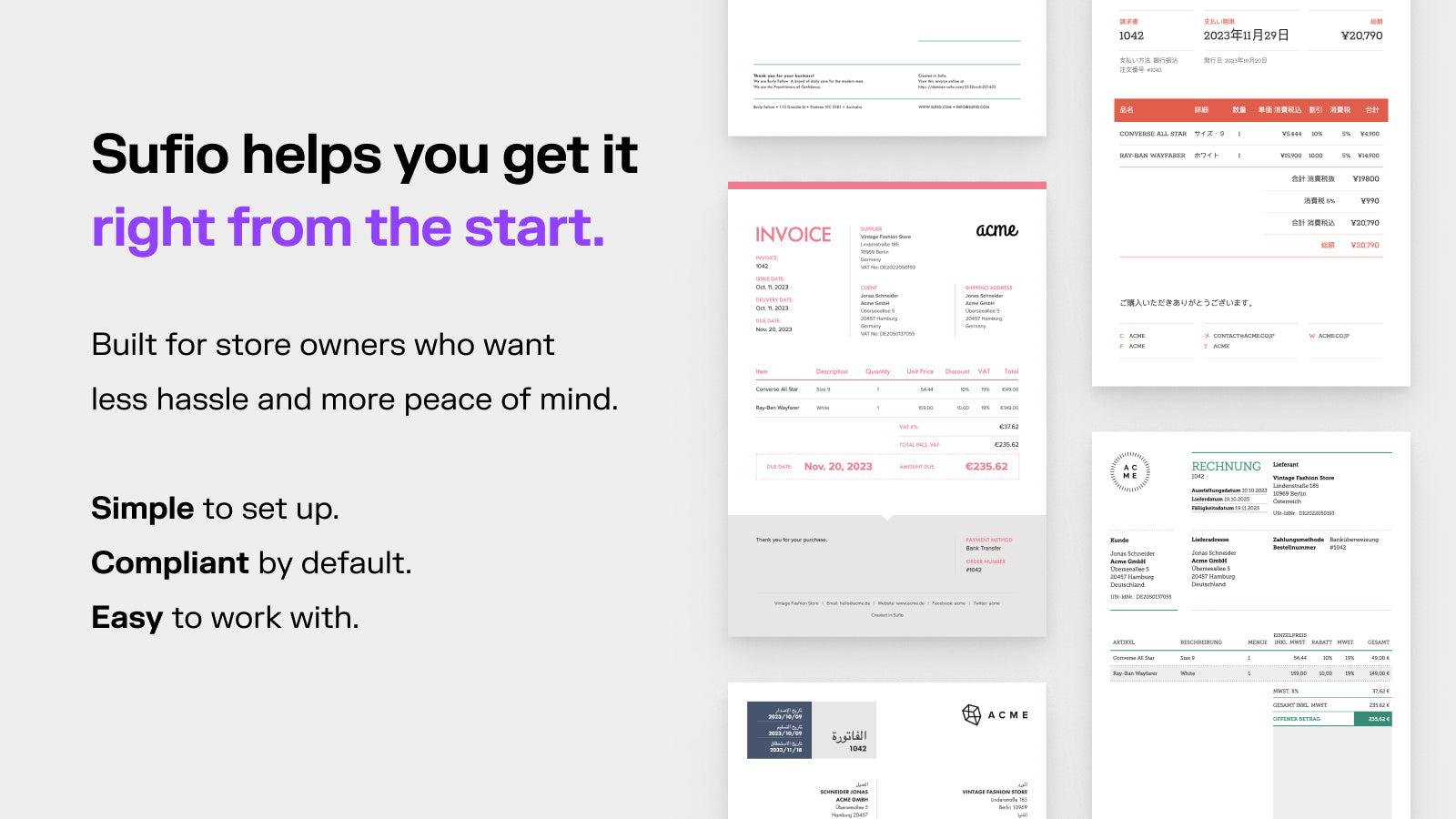 Sufio: Invoices You Can Trust screenshot 2