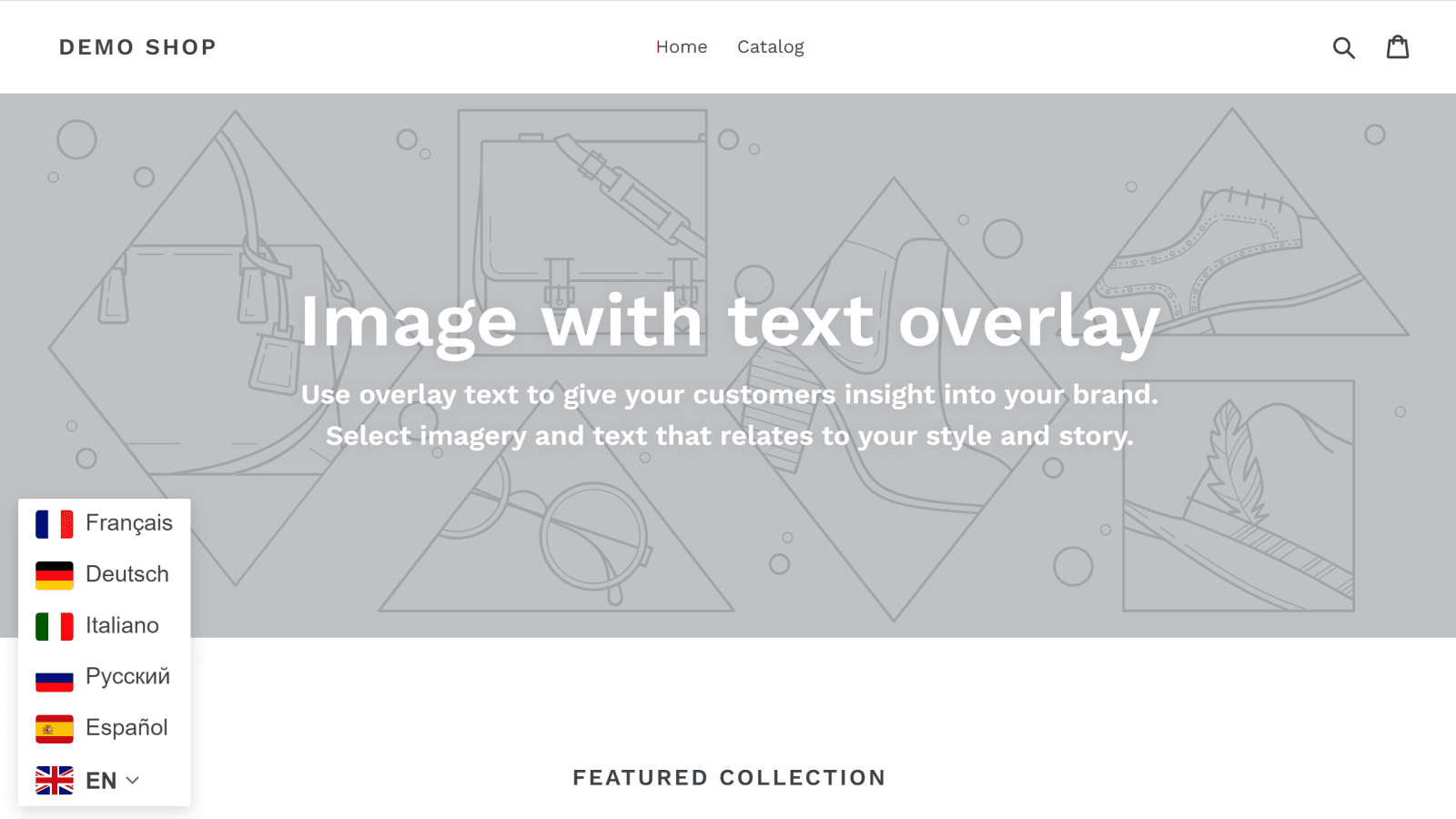 Translate store ‑ GTranslate screenshot 1