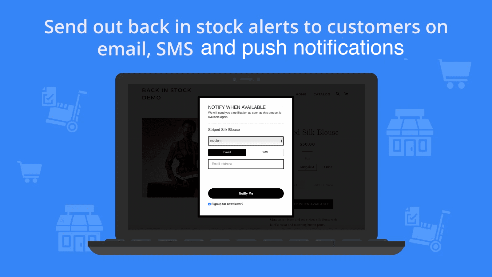 Appikon ‑ Back In Stock screenshot 1