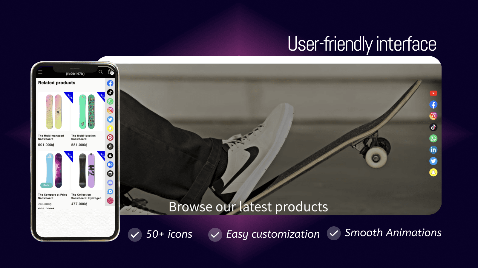 Avantify: Social Media Icons screenshot 2