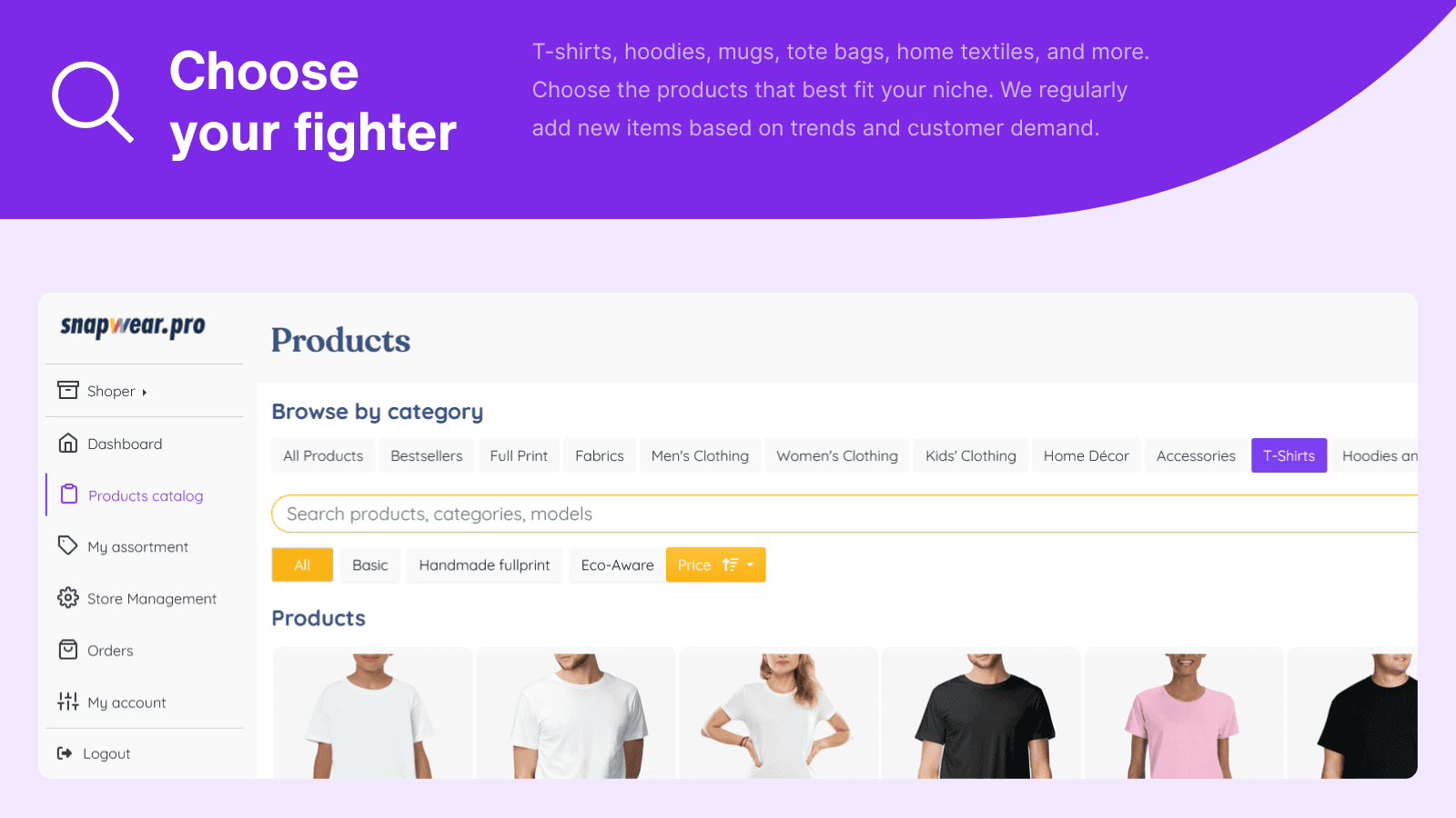 Snapwear: Print‑On‑Demand screenshot 1