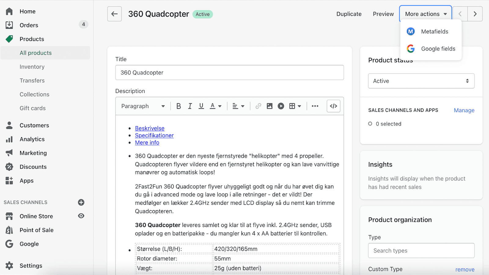 Webify Metafields+Data Doctor screenshot 2