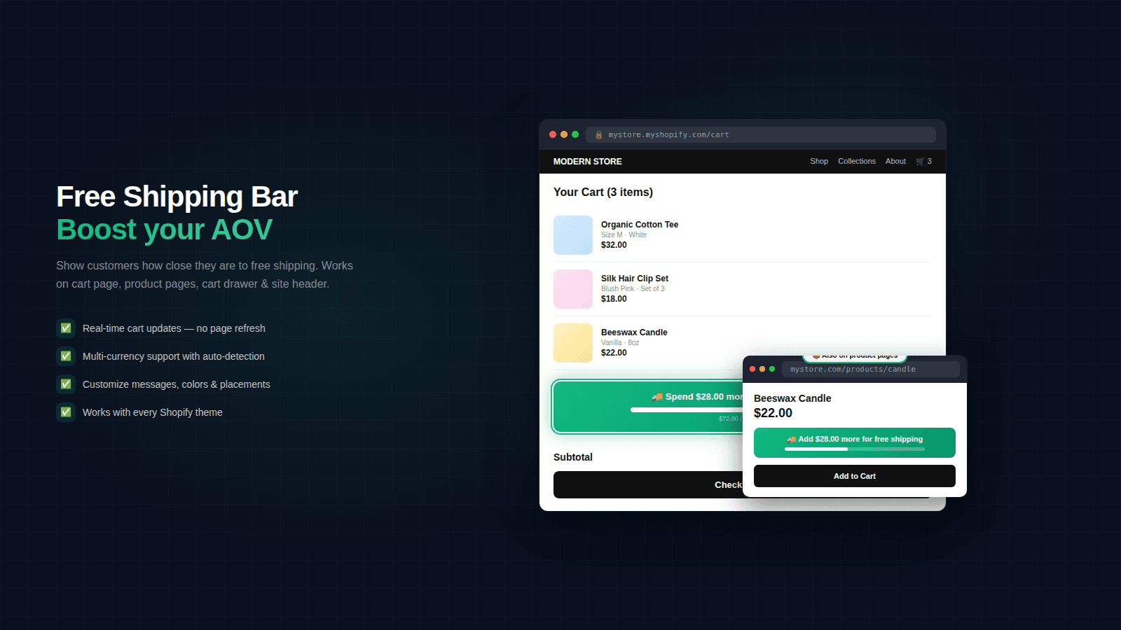 TicTac ‑ Timer, Bar & Upsell screenshot 1